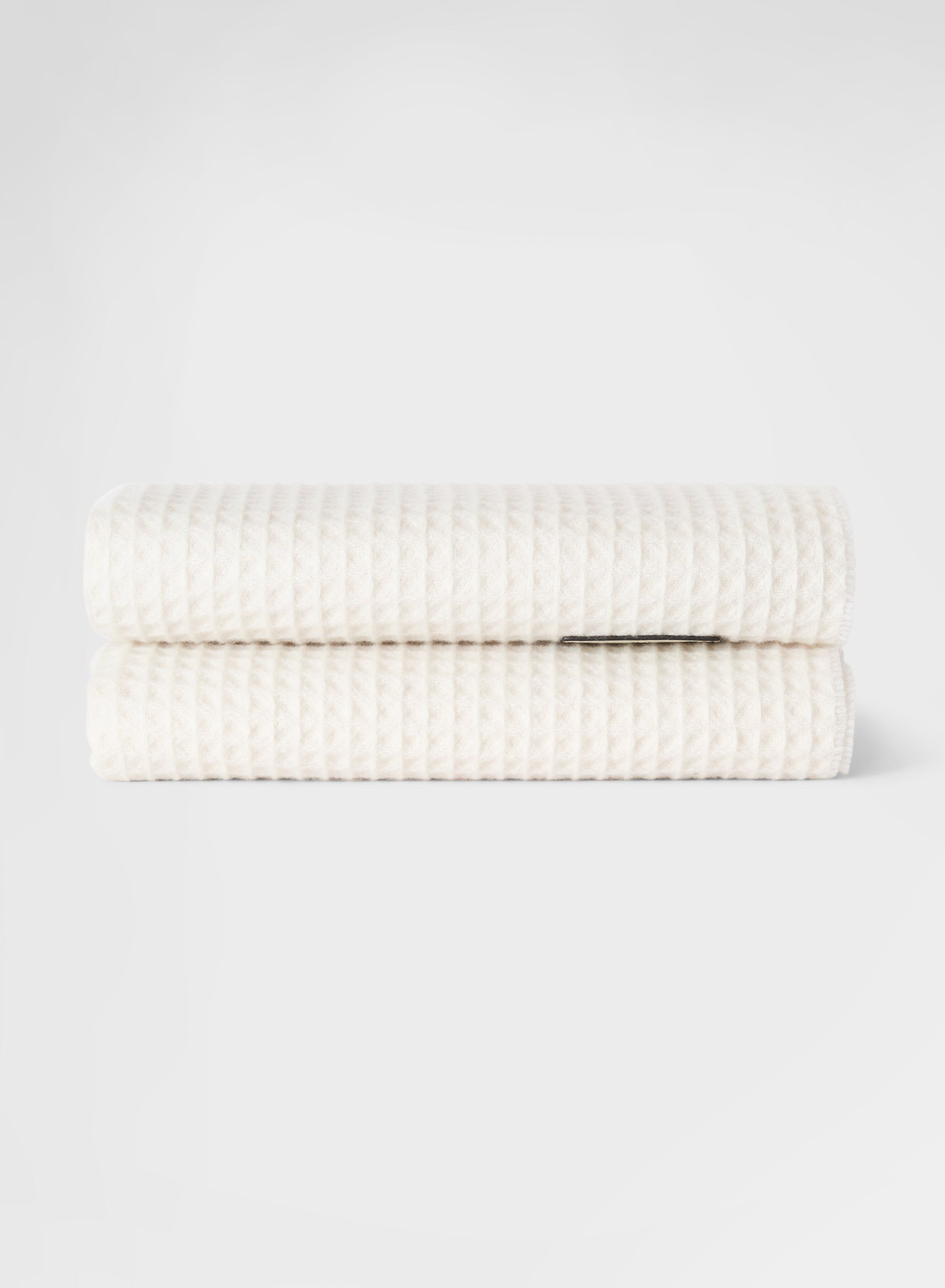3D TEXTURED CASHMERE PLAID LIGHT GREIGE