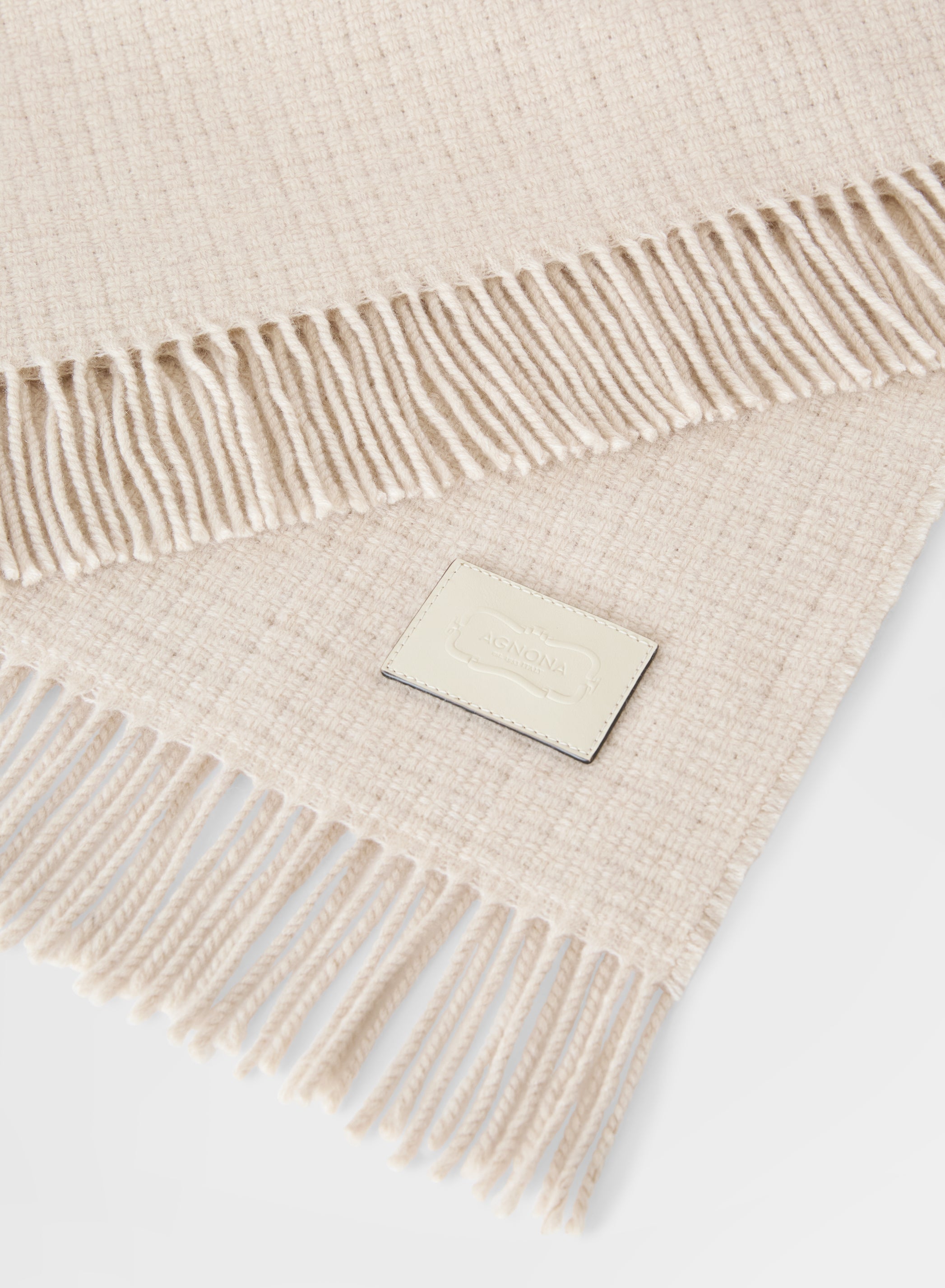 TEXTURED CASHMERE PLAID KHAKI