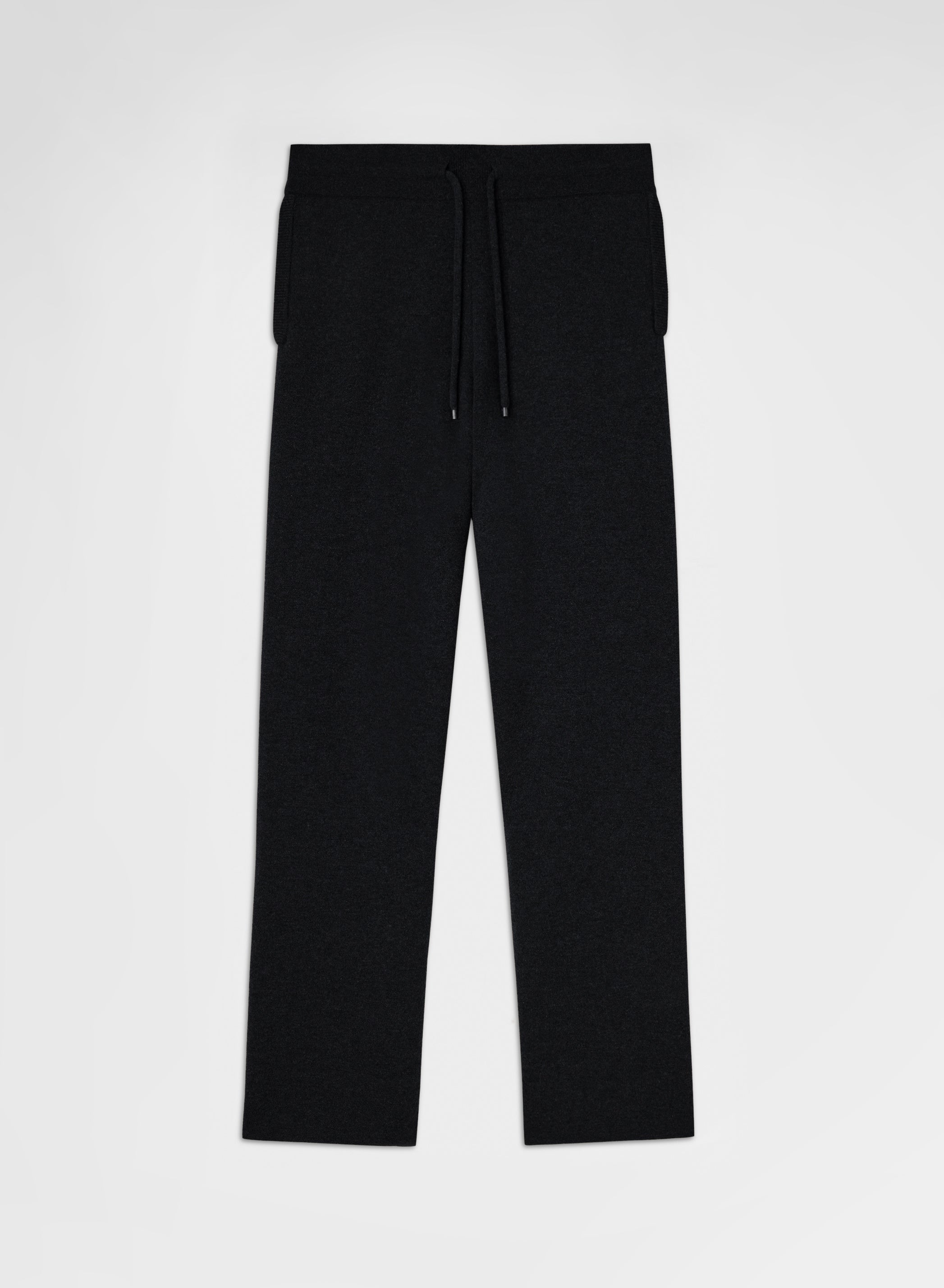 CASHMERE WOOL SILK JOGGERS BLACK
