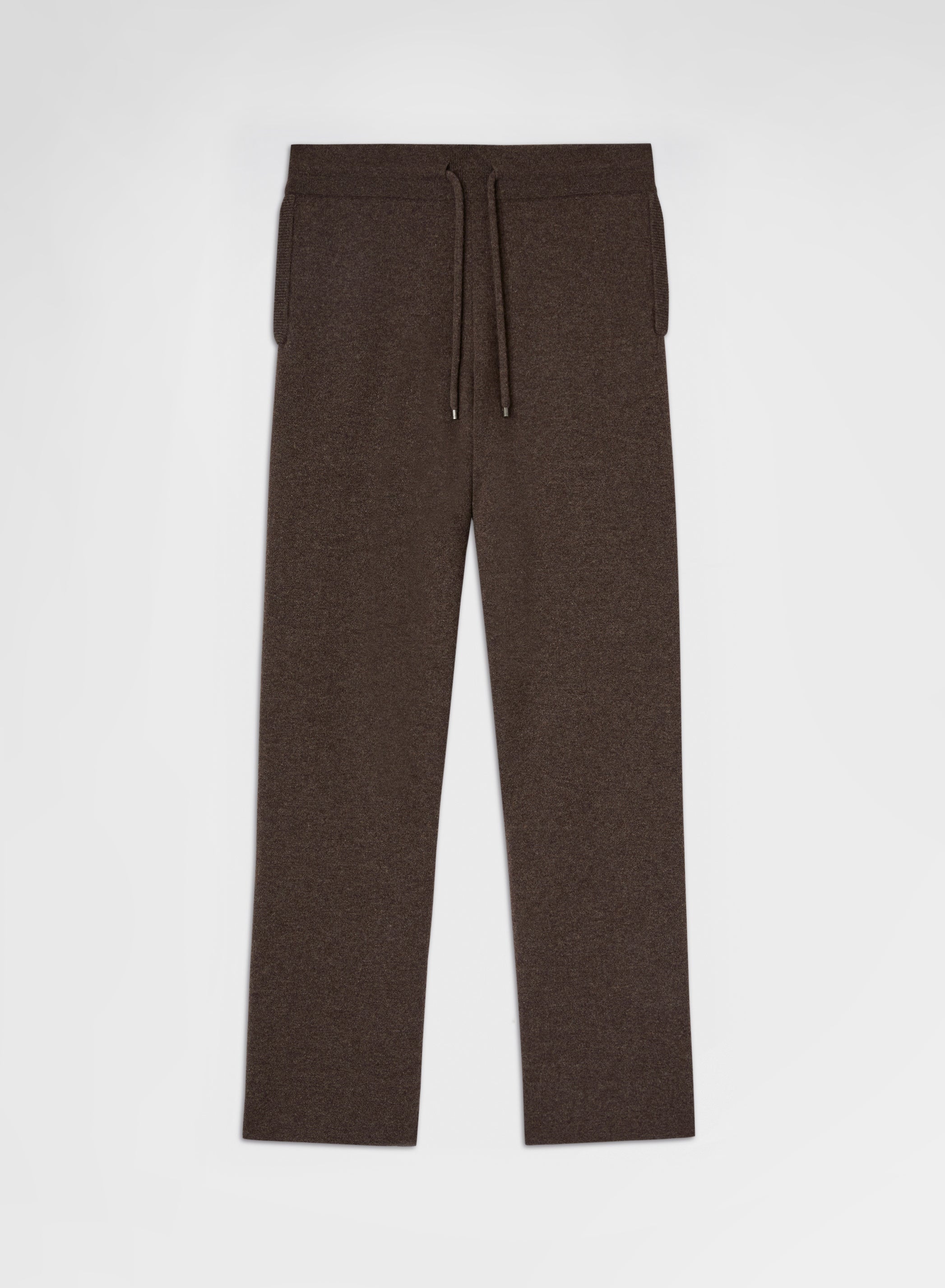 CASHMERE WOOL SILK JOGGERS MOCHA