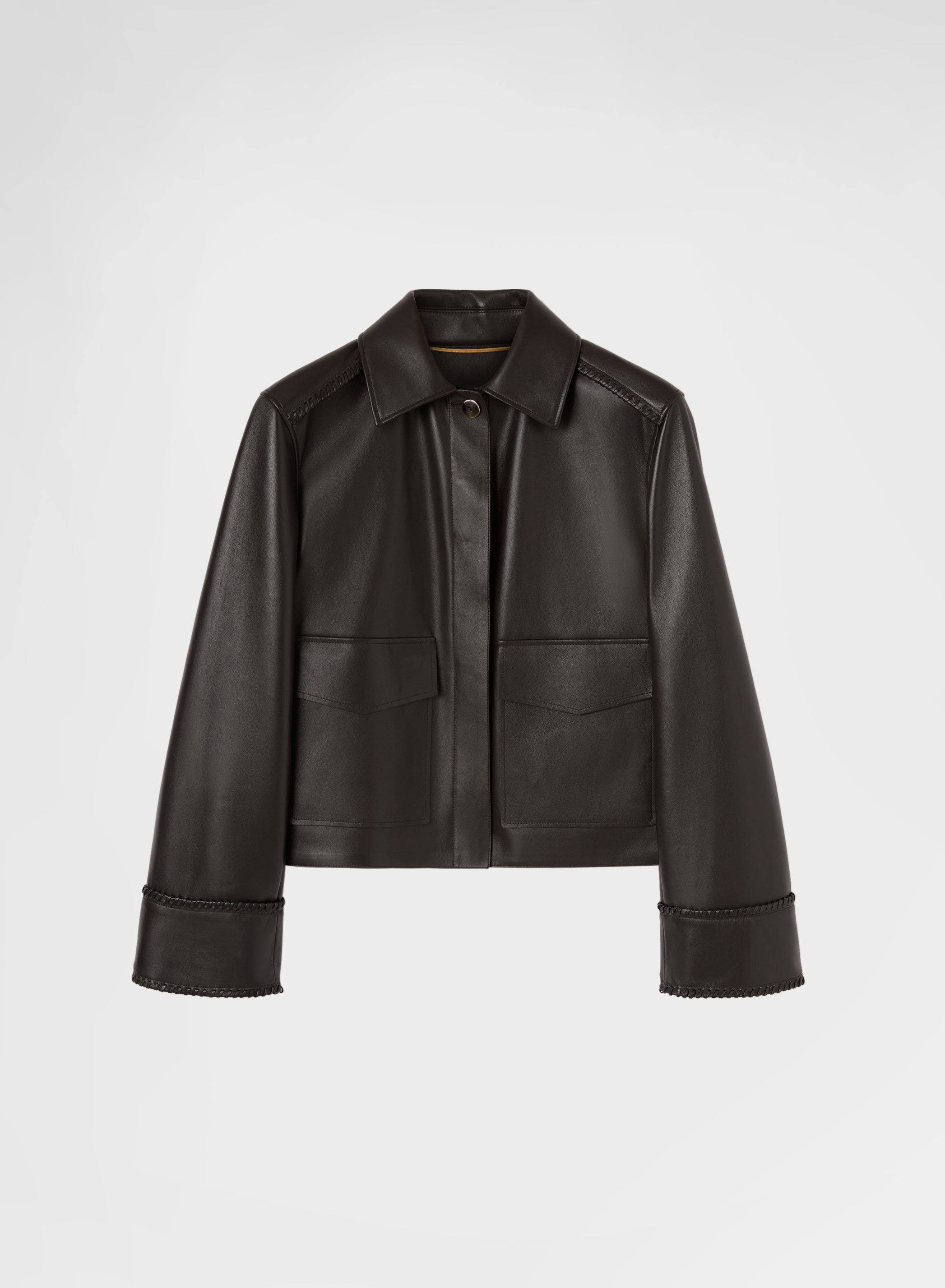 BONDED NAPPA JACKET EBONY