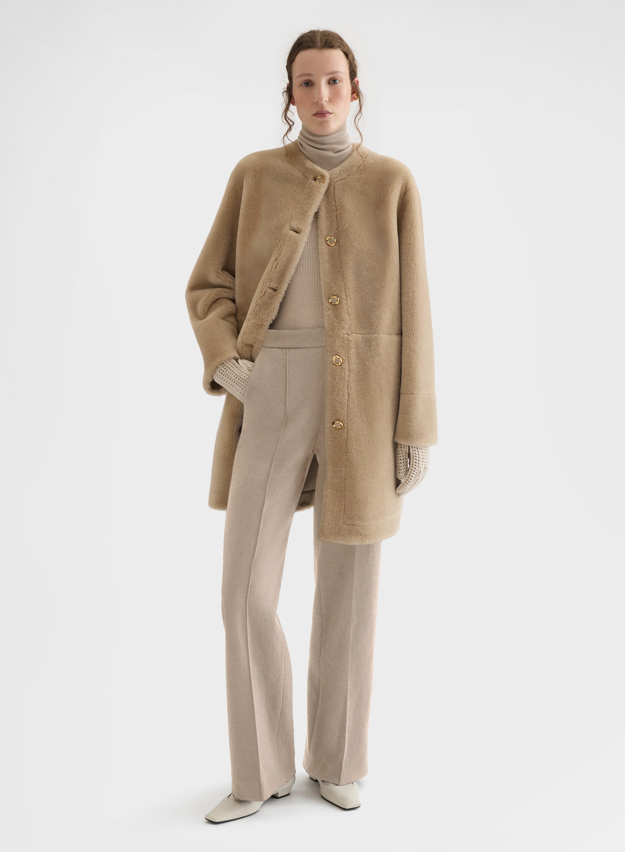 B-JERSEY DOUBLE FACE NEW YORK STRAIGHT PANTS