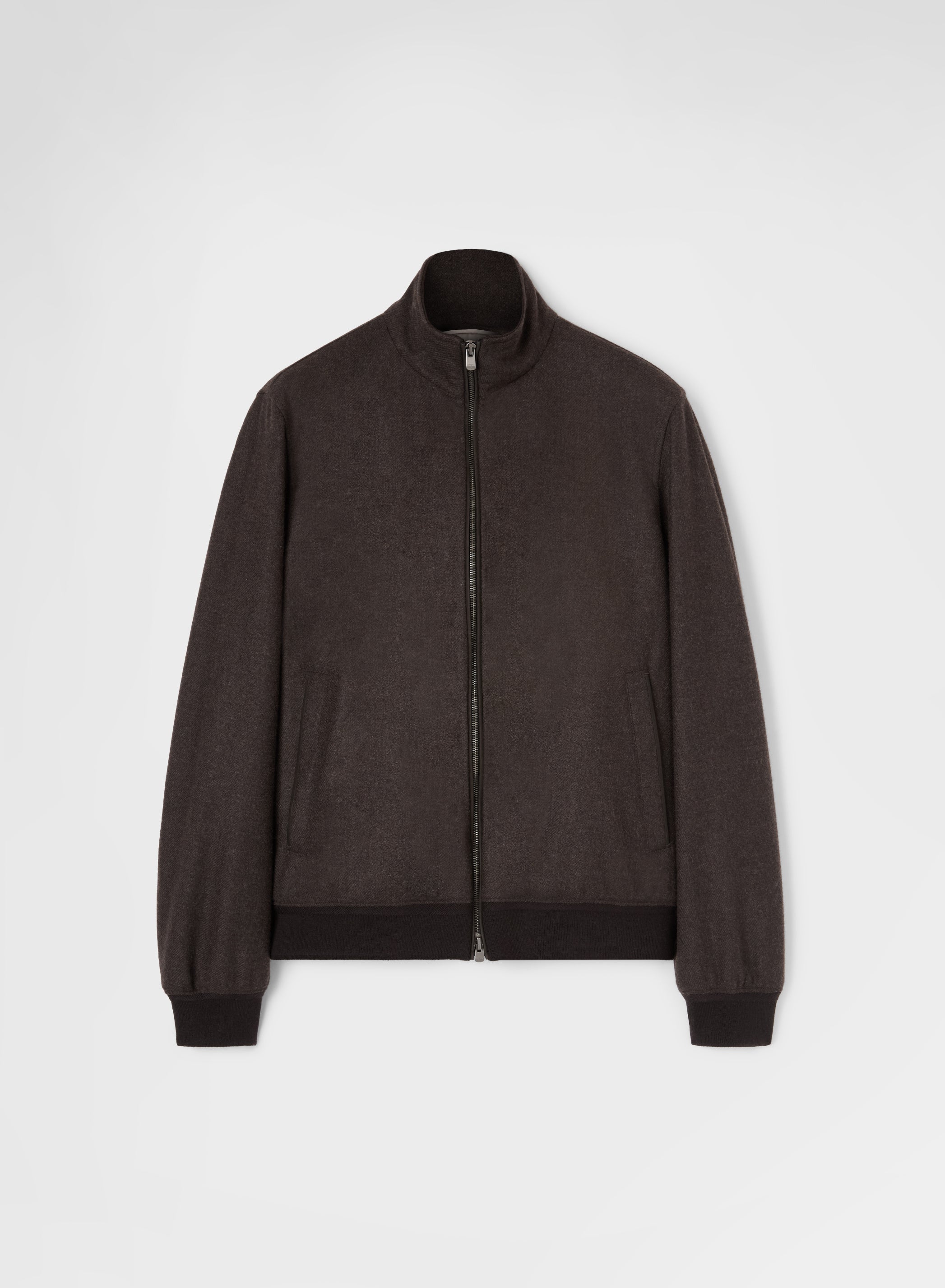 RAINWEAVER CASHMERE HIGH NECK BOMBER