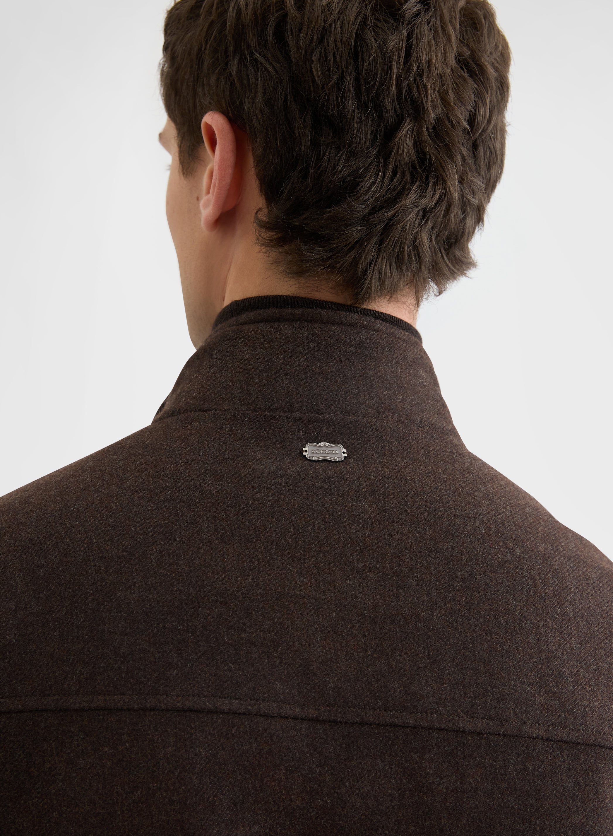 RAINWEAVER CASHMERE HIGH NECK BOMBER