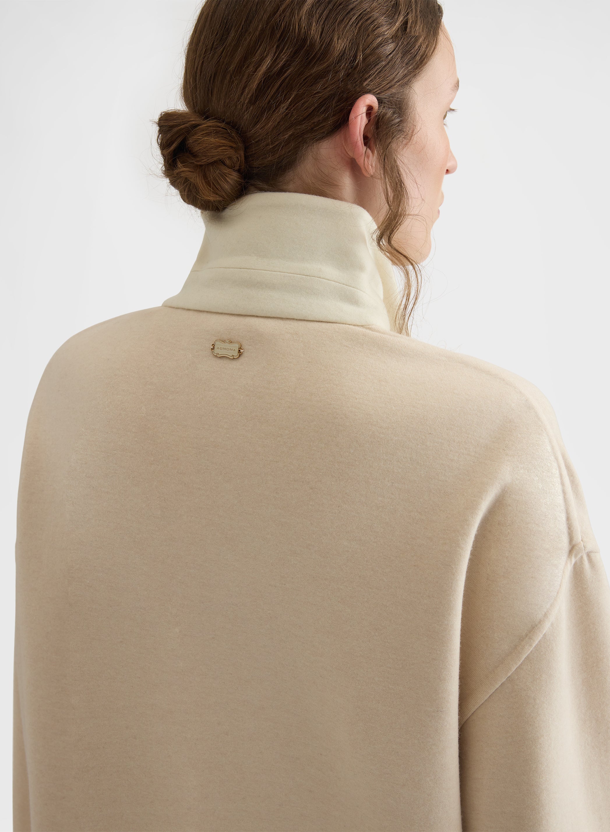 B-JERSEY DOUBLE FACE OVERSHIRT
